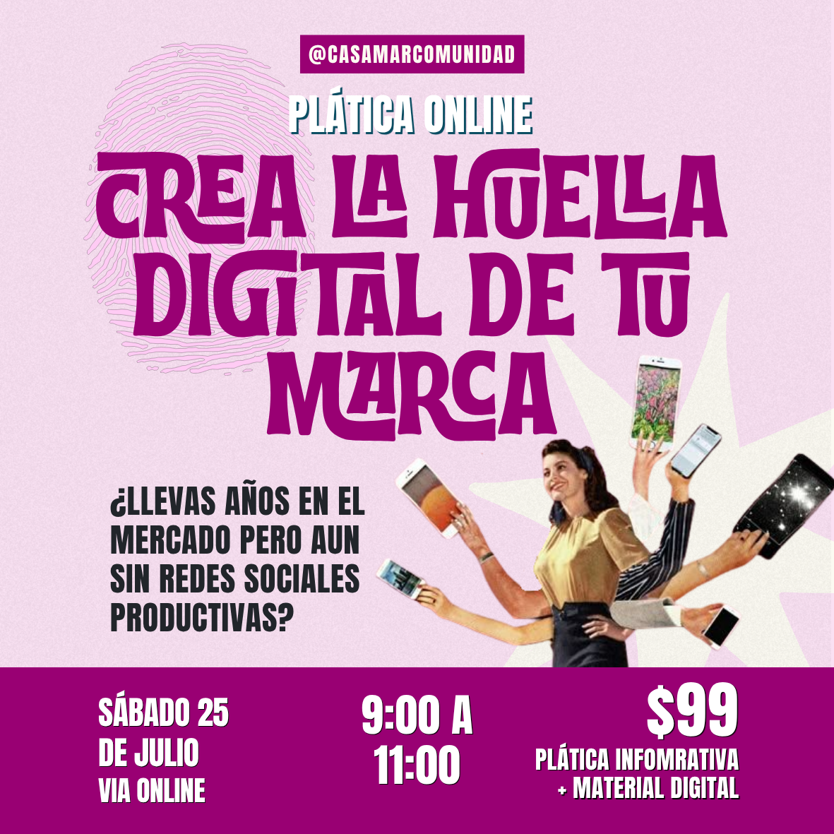 Crea la huella digital de tu marca